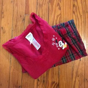 ♦️FINAL PRICE♦️ Red DISNEY Pajamas!!😍